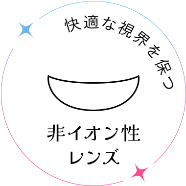 非イオン性レンズ